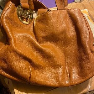 Leather Michael Kors bag